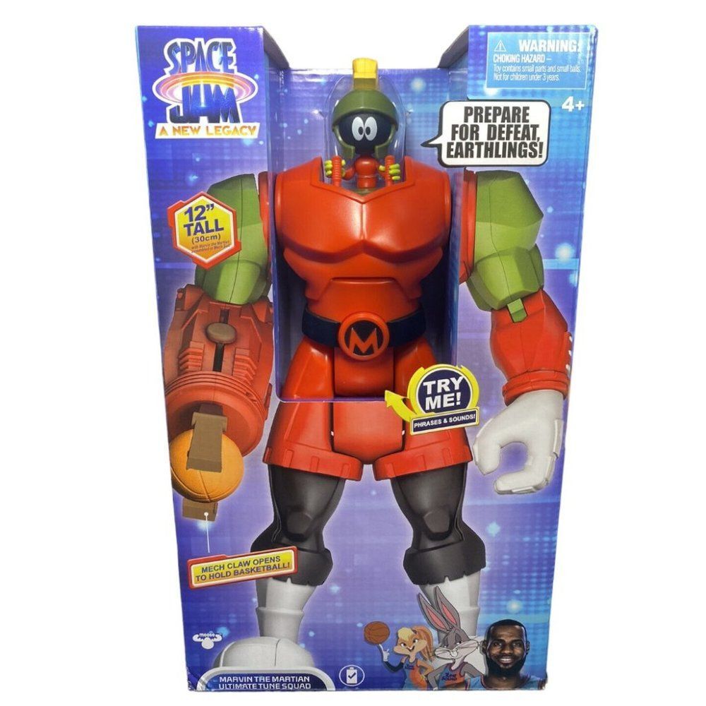 Space Jam A New Legacy Marvin The Martian 12" Action Figure New!‎